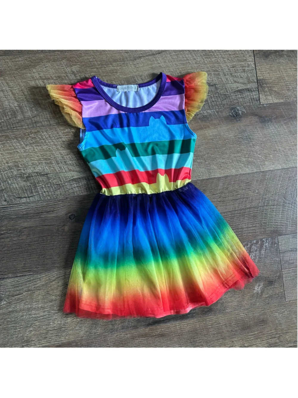 Girls Unbranded Rainbow Casual Dress 4T